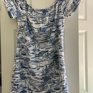 Mahi gold size medium dress fits 4-6 woman’s .